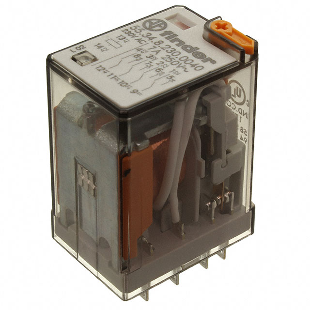 55.34.8.230.0040 Finder Relays, Inc.  Power Relays Over 2 Amps
